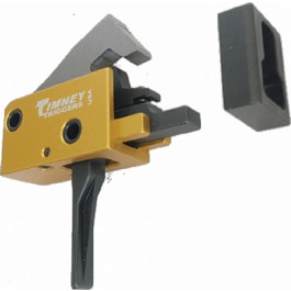 Timney <em>Trigger</em>s 681ST <em>PCC</em> <em>Trigger</em>  Single-<em>Stage</em> Straight <em>Trigger</em> with <em>2</em>.50-3 lbs Draw Weight & Black/Gold Finish for AR-Platform