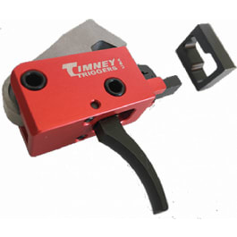 Timney <em>Trigger</em>s 682 <em>PCC</em> <em>Trigger</em>  Two-<em>Stage</em> Curved <em>Trigger</em> with <em>2</em> lbs Draw Weight & Black/Red Finish for AR-Platform