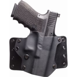 BlackPoint BlackPoint 100079 Leather WING OWB Black Kydex/Leather Belt Loop Fits Glock 19/23