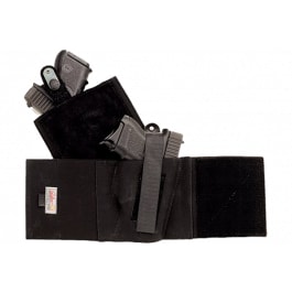 Galco Galco CAB2M Cop Ankle Band Medium Fits Ankles up to 13" Black Neoprene/Fleece Velcro Fits Glock 42/RUGER LCP II/SIG P365