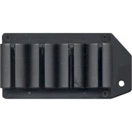 TacStar 1081167 SideSaddle #4 Shot Shotshell Carrier 12GA Moss <em>500</em>/590 Black Polymer/Aluminum
