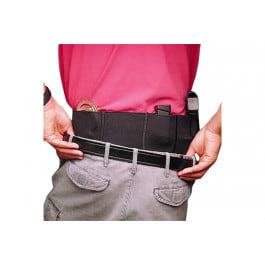 DeSantis Gunhide 060BJG3Z0 <em>Belly</em> <em>Band</em>  36"-42" Small Frame Pistol Black Elastic Ambidextrous