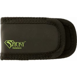 Sticky <em>Holsters</em> Mag Pouch Sleeve/Pocket Black w/Green Logo Latex Free Synthetic Rubber