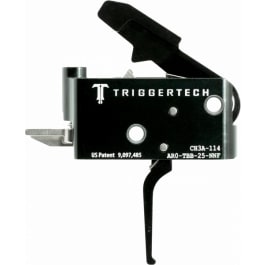 <em>Trigger</em>Tech AROTBB25NNF Adaptable Primary  Two-<em>Stage</em> Flat <em>Trigger</em> with <em>2</em>.50-5 lbs Draw Weight for AR-15 Right