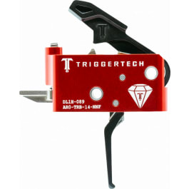 <em>TriggerTech</em> AROTRB14NNF <em>Diamond</em>  Two-Stage Flat <em>Trigger</em> with 1.50-4 lbs Draw Weight for AR-15 Right