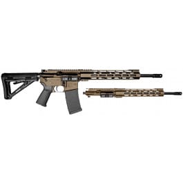 Diamondback DB15 .223/5.56 NATO & <em>.300</em> <em>Blackout</em> Combo 16" Barrel 30rd Semi-Auto Rifle W/ Extra Upper Rec, FDE W/ Black Magpul Furniture (DB1721K061)