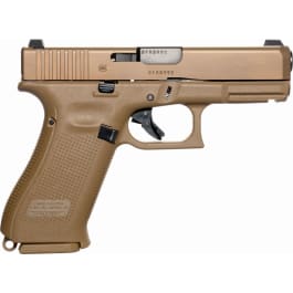 USED <em>Glock</em> 19X Semi-Automatic Pistol, 4.02" Barrel, 1-17rd Magazine, Coyote Polymer Frame, Coyote nPVD <em>Slide</em>, NRA Surplus Very Good Condition