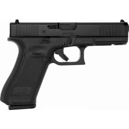 Glock 17 Gen 5, Semi Automatic 9mm Pistol, w/ Front Serrations, (3) 17rd Magazines - PA175S203