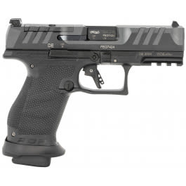 Walther PDP Pro Enhanced Optic Ready Semi-Automatic, Striker Fired, 9x19mm Compact Pistol, 18 Round Magazine, 4" Barrel - Black - 2884976
