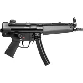 HK 81000477 SP5  9mm Luger Caliber with 8.86" <em>Barrel</em>, 30+1 Capacity, Overall Black Finish & Polymer Grip Includes 2 Mags