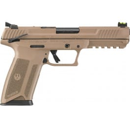 Ruger 57, 5.7x28mm, Semi-Auto Pistol, 4.9" Barrel, Ambidextrous Safety, Picatinny Accessory Rail, Flat Dark Earth - 16412