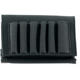 Uncle Mikes 8848 <em>Rifle</em> <em>Buttstock</em> Flap <em>Shell</em> <em>Holder</em> 6 Loop Nylon Black