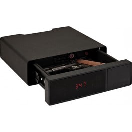 Hornady 98215 Rapid Safe Night Guard RFID,Access Code,Key Entry Black Steel Holds 1 Handgun 3" H <em>x</em> 12" W <em>x</em> <em>10</em>.50" D