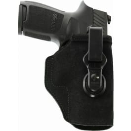 Galco TUC224B <em>Tuck</em>-N-Go 2.0 <em>IWB</em> Black Leather UniClip/Stealth Clip Fits Glock 31/17 Gen1-5/22 Gen2-5 Ambidextrous