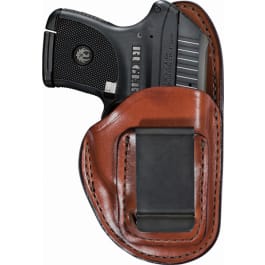 Bianchi 19235 100 Professional  <em>IWB</em> 11 Tan Leather Belt Clip Fits Glock 19/23/Ruger Security-9 Left Hand