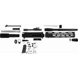 TacFire Tacfire PK300LPK10 Ar 300 Aac Blackout Pistol Build Kit With Lower Parts Kit 10.5 Black Parkerized Barrel