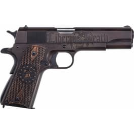 Kahr Arms Liberty Special Edition 1911 Pistol .45 ACP 5" Barrel 7+1 Rounds Engraved Wood Grips Cerakote Finish