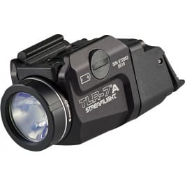 <em>Streamlight</em> 69424 <em>TLR</em>-7X Weapon Light 500 Lumens Output White LED Light 140 Meters Beam Black Anodized Aluminum