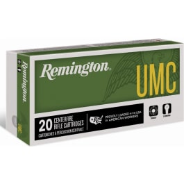 Remington Ammunition 23661 UMC 450 Bushmaster 260 gr Full Metal Jacket - 20rd Box