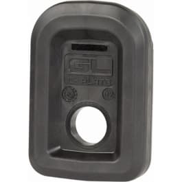 Magpul MAG567-BLK GL L-Plate  made of Polymer with OverMolded Rubber & Black Finish for <em>PMAG</em> <em>17</em> <em>GL9</em>, 15 <em>GL9</em> Magazines