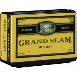 CCI Speer 1465 Rifle Hunting 270 Caliber .277 130 GR Grand Slam Soft Point 50 Box