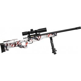 Crickett KSA2153 Precision Complete Package 22 LR 1rd 16.12" Blued American Flag & Amendment Fixed Thumbhole Stock (Youth)
