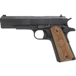 Iver Johnson Arms 1911A19 1911 A1 Government 70 Series 9mm Luger 5" 9+1 Blued Walnut Grip