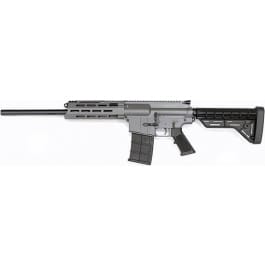JTS M12ARGREY <em>AR</em> Style 12 Gauge Semi-<em>Auto</em> Shotgun, Adjustable Gas <em>System</em>, Remchoke, 5 Round Mag Fed 