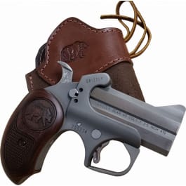 Bond Arms Grizzly BAGR-45/410 Pistol, .45 Colt/.410, 3" Barrel, 2 Rounds, Break Action, Rosewood Grips, Includes Holster.