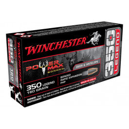 Winchester Winchester Ammo X3501BP Power Max Bonded 350 Legend 160 gr Bonded Rapid Expansion PHP - 20rd Box
