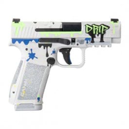 Canik Mete MC9LS, Signature Series DRIP, 9mm, Semi-Auto Pistol, 3.63" Barrel, Optic Ready, 2-17rd Magazines, Holster, Magazine Loader, White - HG7896DRW-N