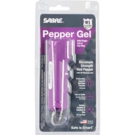 Sabre F15PRUSG02 Flip Top Pepper <em>Gel</em> OC Pepper Distance 10 ft Purple .53 oz