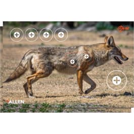 EZ-Aim 15284 Four Color  Coyote Paper Hanging 23" x 35" Multi-Color 2 Per Pkg