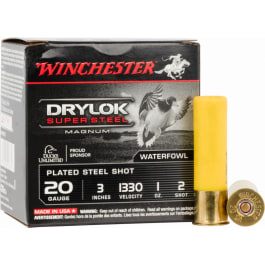 Winchester Winchester Ammo XSM2032 Drylock Super Steel Magnum 20GA 3" 1oz #2 Shot - 25SH Box