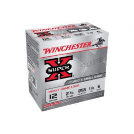 Winchester Winchester Ammo XU12H6 Super-X Heavy Game Load 12GA 2.75" 1 1/8oz #6 Shot - 25sh Box
