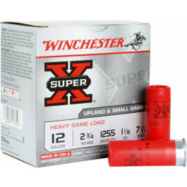 Winchester Winchester Ammo XU12H7 Super-X Heavy Game Load 12GA 2.75" 1 1/8oz #7.5 Shot - 25SH Box