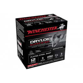 Winchester Winchester Ammo SSH1233 Drylock Super Steel High Velocity 12GA 3" 1 1/4oz #3 Shot - 25sh Box