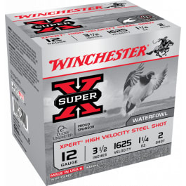 Winchester Winchester Ammo WEX12LM2 Super-X Xpert High Velocity 12GA 3.5" 1 1/4oz #2 Shot - 25SH Box