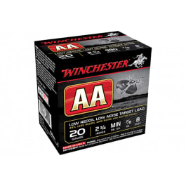 Winchester Winchester Ammo AA20FL8 AA Low Recoil Low Noise 20GA 2.75" 7/8oz #8 Shot - 25SH Box