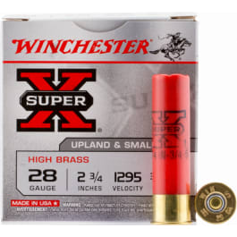 Winchester Winchester Ammo X285 Super-X High Brass 28GA 2.75" 3/4oz #5 Shot - 25sh Box