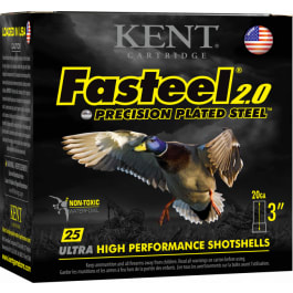 Kent Cartridge Kent Cartridge K203FS244 Fasteel 2.0 20GA 3" 7/8oz #4 Shot - 25SH Box