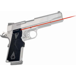 <em>Crimson</em> <em>Trace</em> LG401 Lasergrips  5mW Red Laser with 633nM Wavelength & 50 ft Range Black Finish for <em>1911</em> Commander, Government