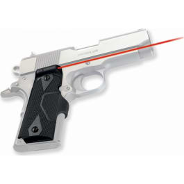 <em>Crimson</em> <em>Trace</em> LG404 Lasergrips  5mW Red Laser with 633nM Wavelength & 50 ft Range Slate Gray Finish for <em>1911</em> Officer, Defender