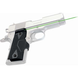 <em>Crimson</em> <em>Trace</em> LG404G Lasergrips <em>1911</em> Compact/Front Activation Green Laser Officer/Defender Grip