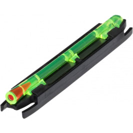 HiViz HiViz M400 M-Series Front Sight Green with Red Center LitePipes Black for Shotgun with .328"-.437" Ribs