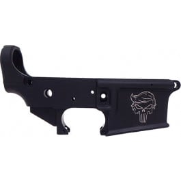 Anderson D2K067A025OP Lower AR-15 Stripped Receiver Trump Punisher Skull
