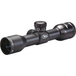 BSA TW4X30 Tactical Weapon  Black Matte 4x 30mm 1" Tube Mil-Dot Reticle Features AR & <em>SKS</em> Mounts & Rings