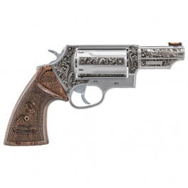 Taurus Judge 20th Anniversary, 45LC/410 Revolver, 3" Barrel, 5 Round Cylinder, Stainless Steel with Walnut Grips, Engraved Frame - 2-441039T-20YR