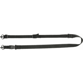 TacShield Tacshield T6040BK Tactical Sling made of Black Webbing with Two-Point, Fast Adjust Design & QD Swivels for Rifle/Shotgun