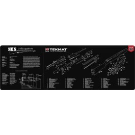 TekMat TEKR36SKS <em>SKS</em> Cleaning Mat Black/White Rubber 36" Long <em>SKS</em> Parts Diagram